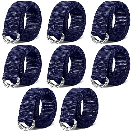 Football Belt 52 Inches with D-Ring for Men Women Youth Kids - Blue / 8