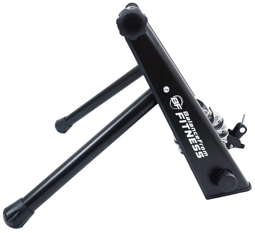Bike Trainer Stand Steel Bicycle Exercise Fluid Magnetic Stand with Front Wheel Riser Block