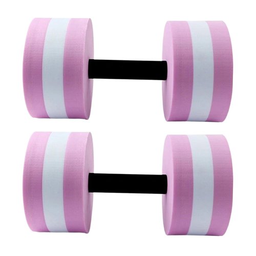 Aquatic Dumbbells, Pool Weights Water Dumbbells, EVA Foam Pool Barbells for Swimming, Swimming Pool Fitness Equipment for Water Aerobics, 2 Pack