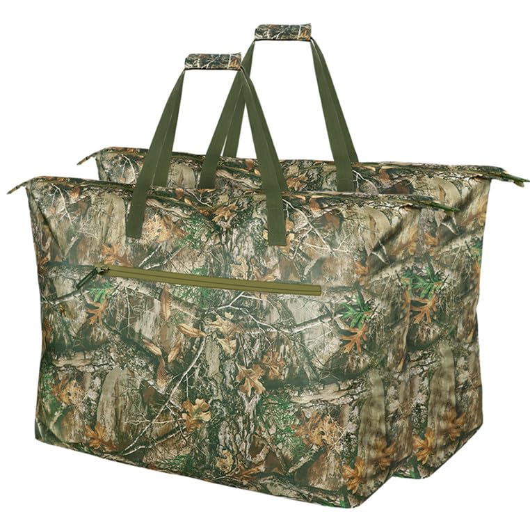 2 Pcs Scent Control Lock Bag 42x26in Camouflage Odor Proof Hunting Gear