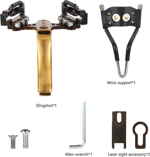 MVAIXZG Sling Shot for Adult，Wrist Rocket Hunting Slingshot??Powerful Tactical Accessories, Powerful Tactical Accessories, Ammo for Target Practice & Outdoor Adventures
