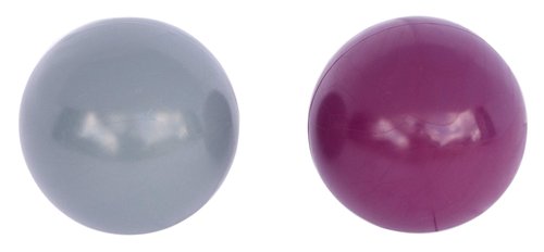 AmishToyBox.com Replacement Croquet Balls - Set of 2 Croquet Balls - Gray and Purple - Made in The USA