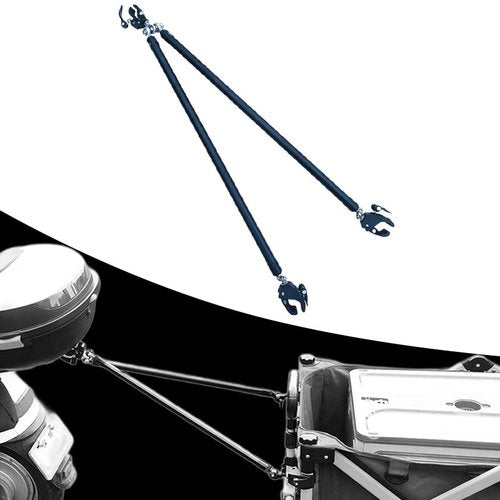 Aymzbd Bike Trailer Connector Bike Trailer Hitch Hardware Equipment Portable Bicycle Trailer Rod, for Outdoor Activities Road Bike, Without Extension