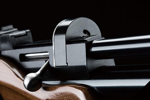 Lancer Tactial x SnowPeak CP1-M CO2 5.5mm .22 Caliber Air Gun - (Black/Wood) Up to 500 fps