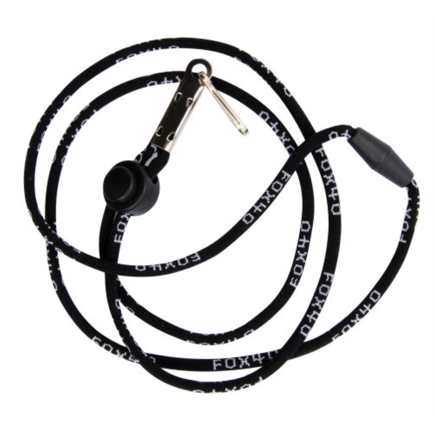 Fox 40 Sonik Blast CMG Official Whistle with Break Away Lanyard (Black)