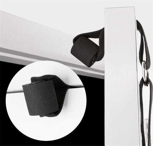 Xemz Back Bend Assist Trainer - Improve Back and Waist Flexibility, Door Flexibility Stretching Strap, Home Equipment for Ballet, Dance, Yoga, Gymnastics, Cheerleading, Splits (Rose)