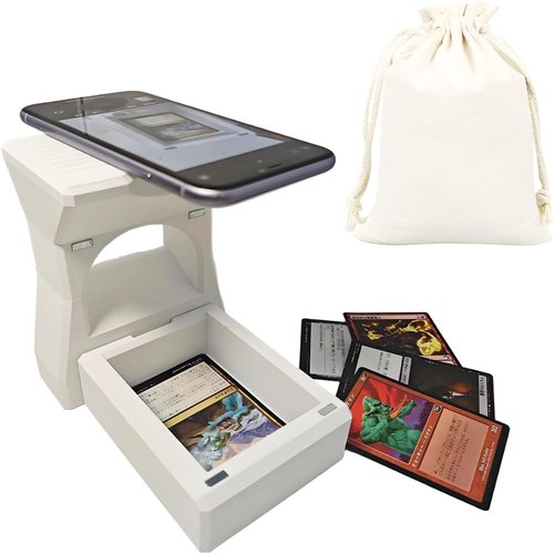MTG Cards Scanner Stand,Trading Card Scanner TCG Easily, Detachable and Portable, Holder with Card Box & Storage Bag, Compatible with ManaBox App