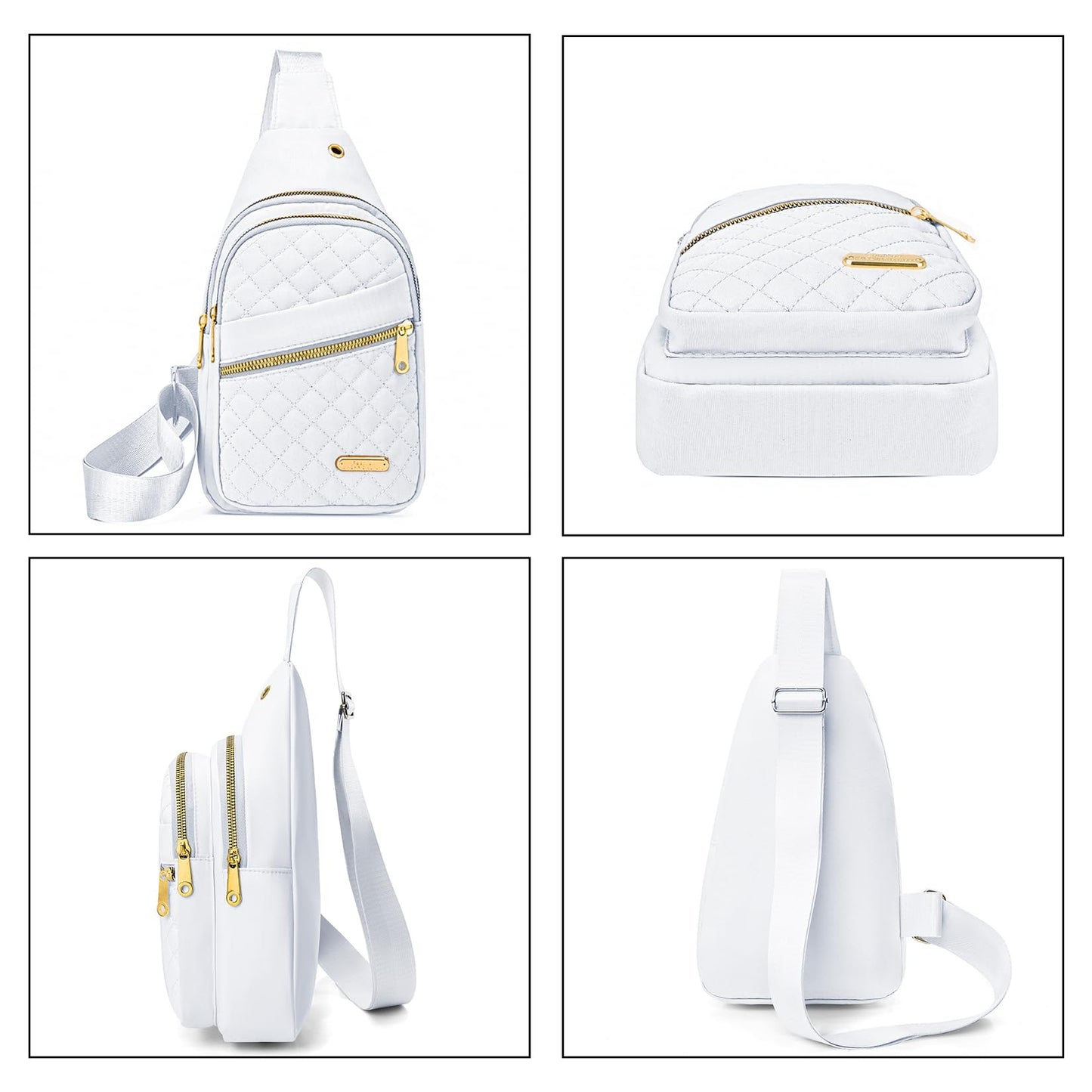 Aisijimo Small Sling Bag For Women Men Casual Crossbody Sling Backpack