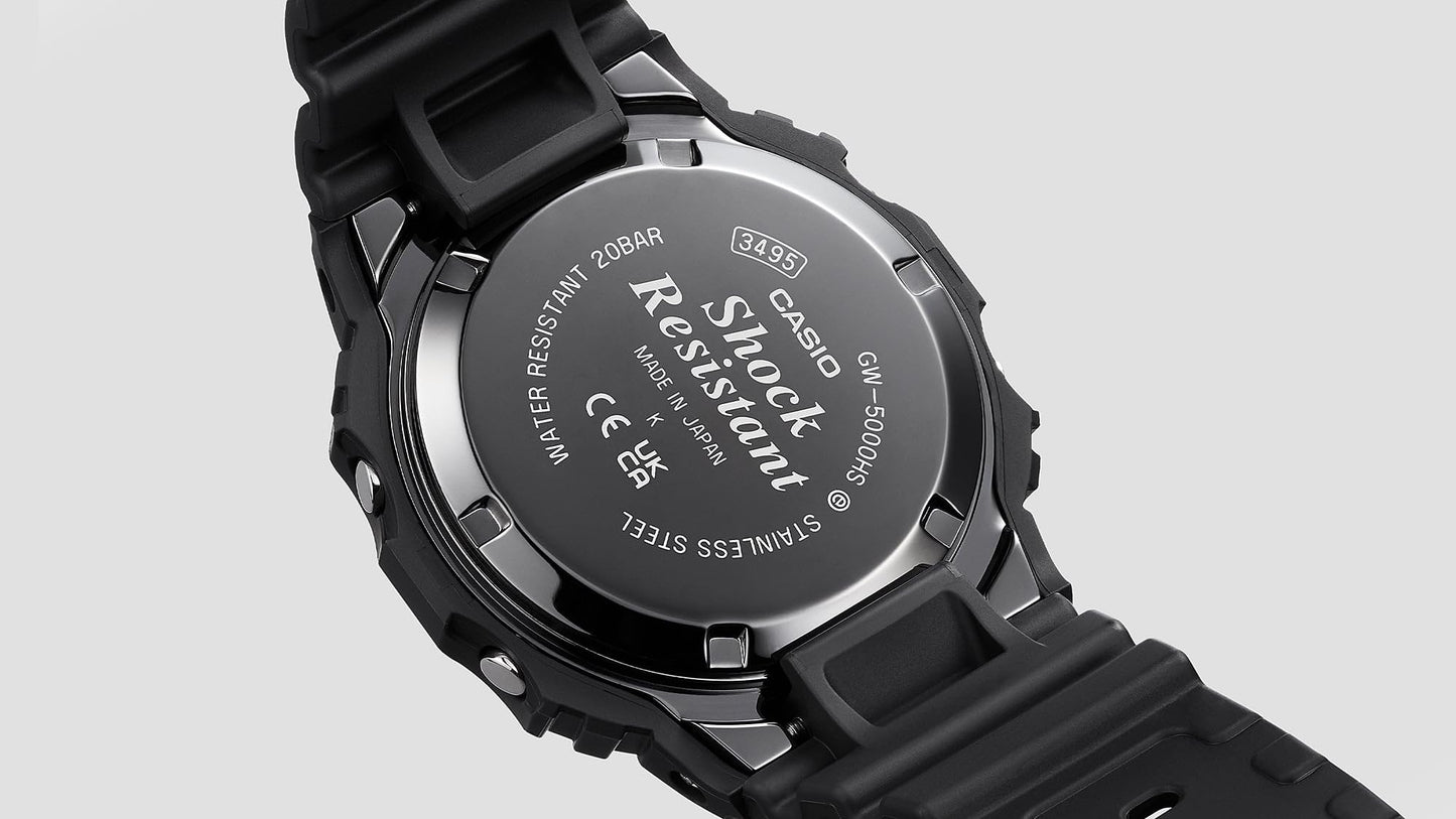 Casio G-Shock 5000 Series Black Out Resin Digital Watch GW5000HS-1