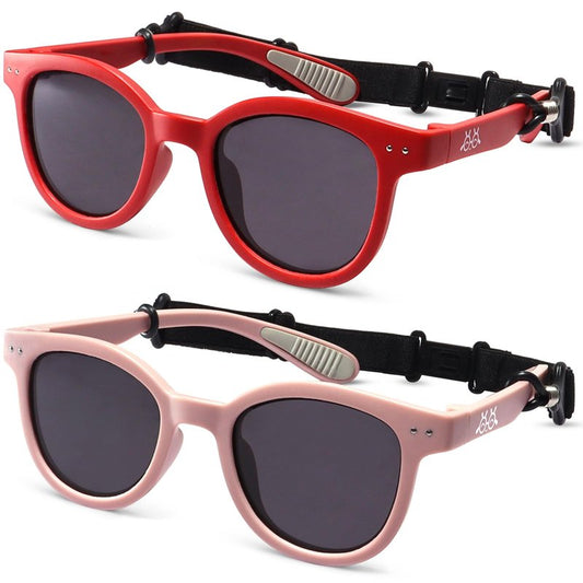 EYEBUDDY Kids Toddler Sunglasses Age 2-4/3-5 Boys Girls Polarized UV Protection Sun Glasses for Age 2-8