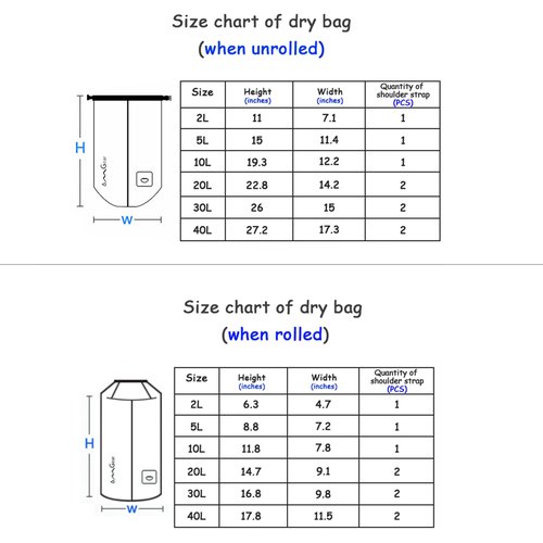 OMGear Waterproof Dry Bag Backpack Waterproof Phone Pouch 40L/30L/20L/10L/5L Floating Dry Sack For Kayaking Boating Sailing Canoeing Rafting Hiking Camping Outdoors Activities (camouflage1, 5L)