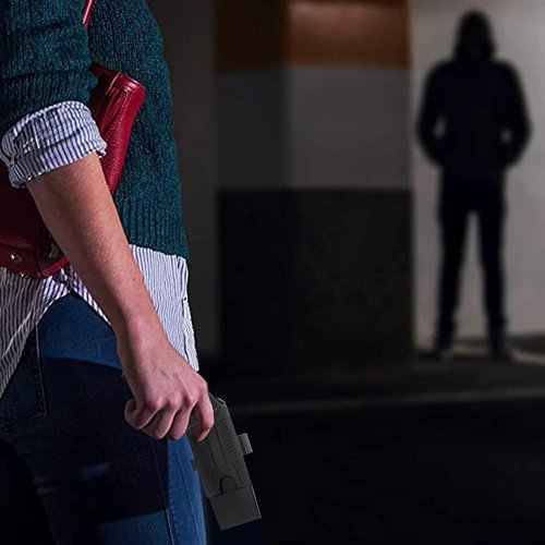 stun Gun 15ft Range with Flashlight Wrist Strap - Rechargeable Self-Defense Tool for Women, Men