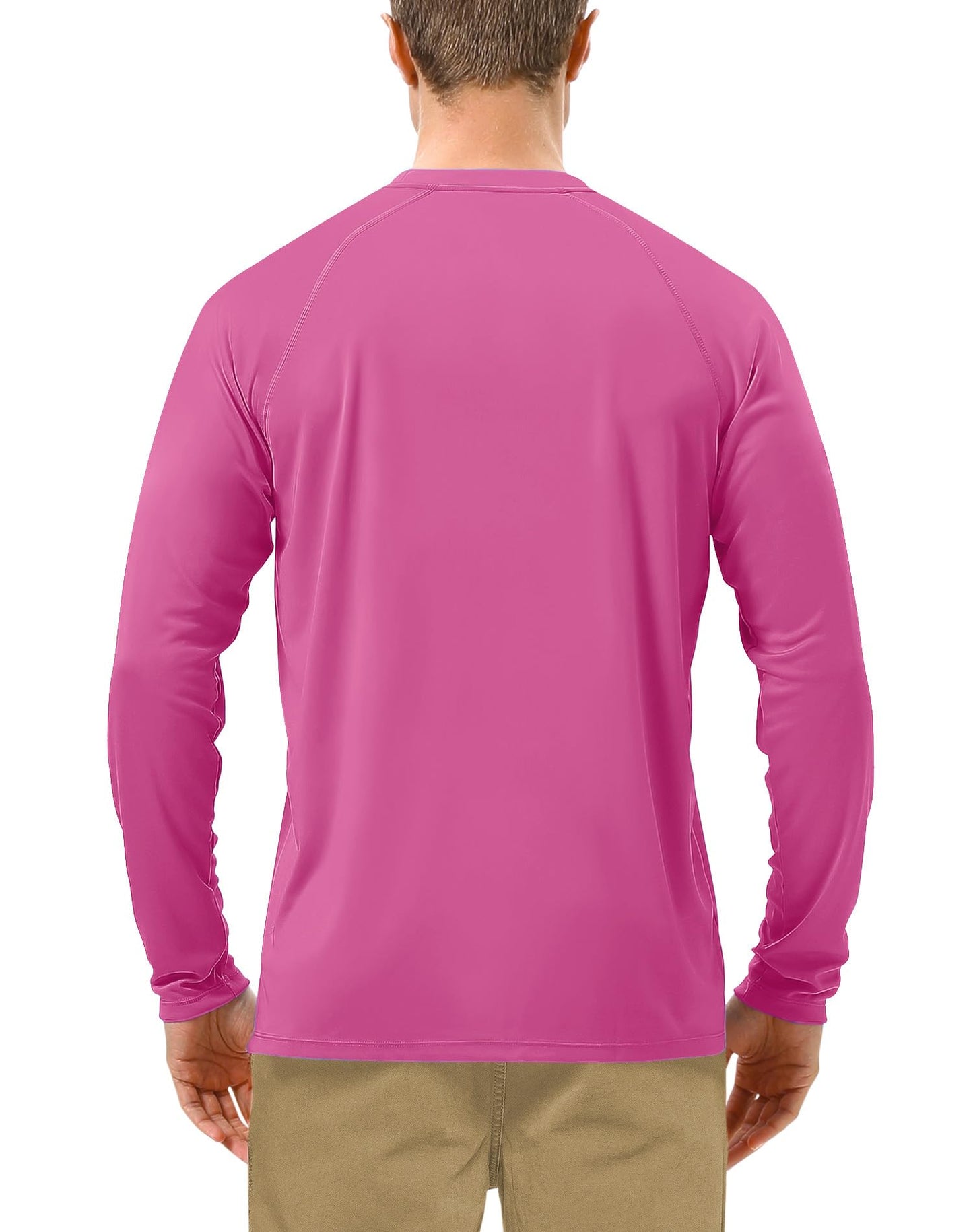 Roadbox Mens UPF 50+ Long Sleeve SPF Diving Rash Guard UV Sun Protection Shirts for Outdoor Fishing Hiking Swimming Running