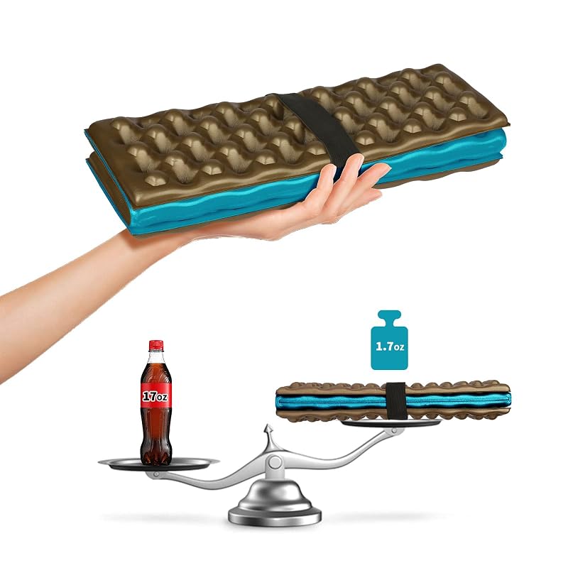 Stadium Seat Pad - Foldable IXPE Insulated Camping Cushioned Mat (Blue 1PC)