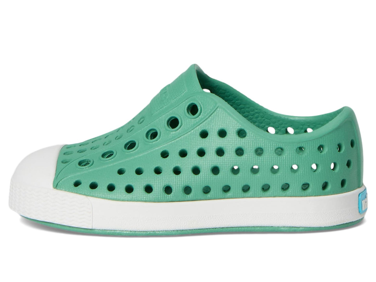 Native Shoes Unisex-Kids Jefferson Sneakers, Alpine Green/Shell White, 3 Little Kid