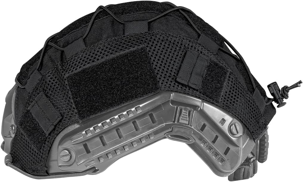 IDOGEAR SPORTS Tactical Helmet Cover for Fast Helmets - Camo M/L Size - Durable 500D Nylon Tactical Gear for Airsoft, Paintball, Hunting