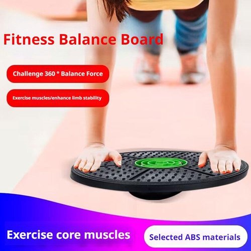 Balance Board Maze, 14.2 inch Labyrinth Rocking Seesaw for Core Strength & Stability, 10°-30° Tilt Non-Slip Round Fitness Wobble Boards for Core Strength, Max Load 220 Lbs, for Leg Workout