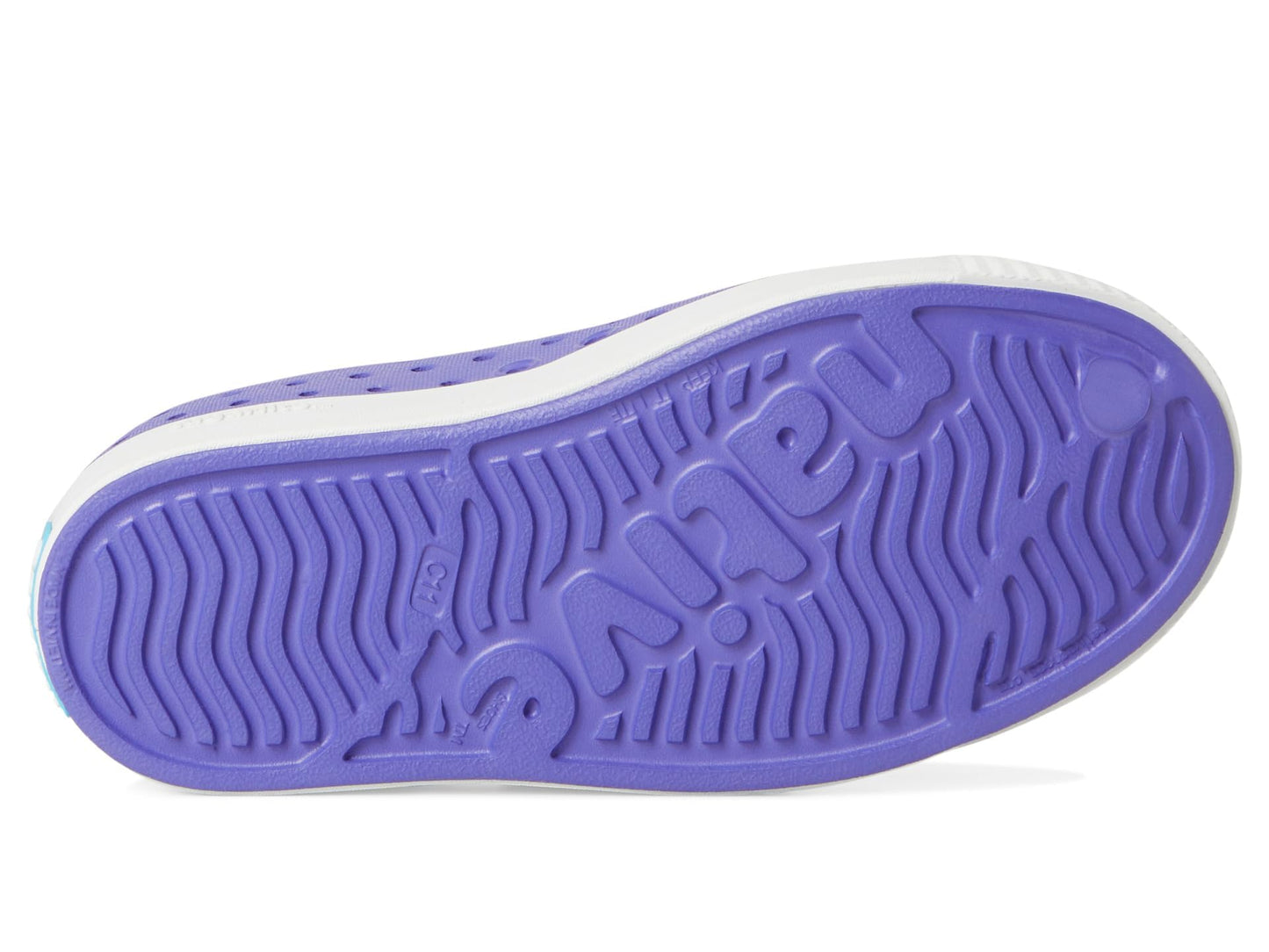Native Shoes Unisex-Kids Jefferson Sneakers, Punk Purple/Shell White, 13 Little Kid