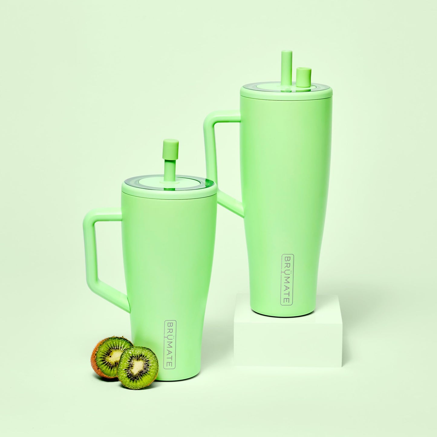 BrüMate Magnetic Straw Caps | Silicone Straw Topper 2-pack | Dust & Dirt Resistant | Compatible with All Era and Resa Tumblers (Lilac Dusk)