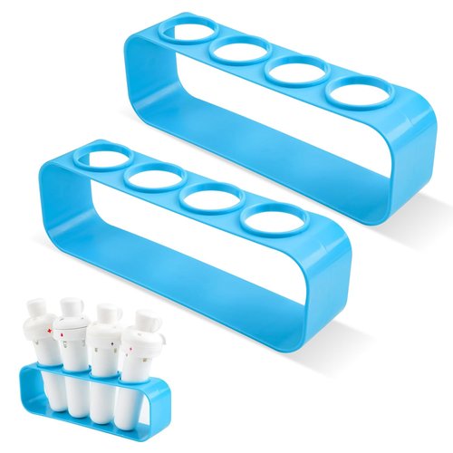 Flavor Cartridge Holder for Cirkul - 2 Pack 8-Slot Storage Organizer Stand, Durable ABS Anti-Slip Pod Rack - Kitchen Desktop Tray for Water Bottle Refills & Gifts