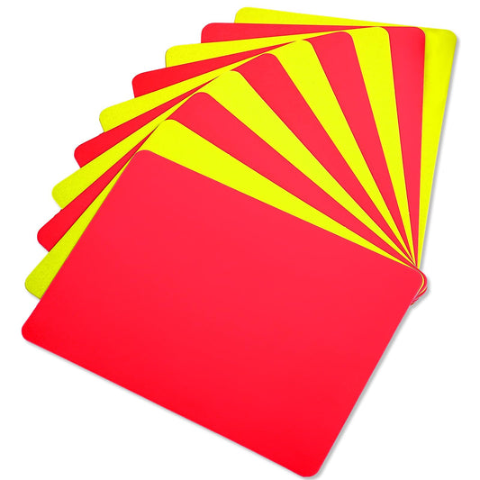 10pcs Soccer Referee Cards,Professional Soccer Referee Kit,Yellow Card Red Card, Warning Penalty Cards Judge Accessory for Sport Competition,Play & Training