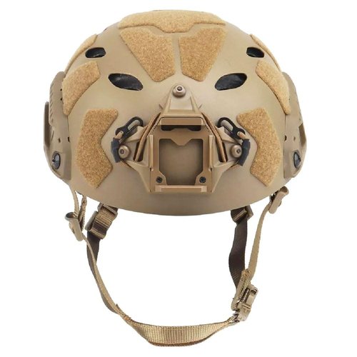PAIRSOFTWIN Airsoft SF Hight Cut Fast ABS Protective Helmet for Tactical Outdoor Sports (Brown)
