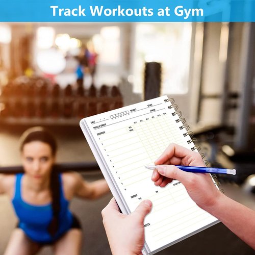 ceiba tree Food and Fitness Meal Workout Journal Diary Wellness Log Notebook Planner Weight Loss Diet Exercise Training Health Tracker 6.1" x 8.5" Hard Cover