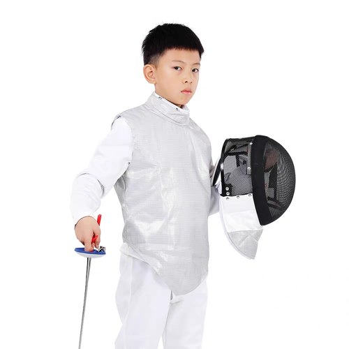 FGPGYAKANC Metal Fencing Jacket, Foil Fencing Gear, Fencing Uniform for Adults and Children, Non-Washable, Suitable for Competition(Left Hand,54#)