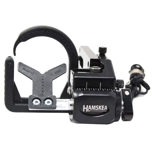 Hamskea Archery Solutions Hybrid Hunter Pro Right Hand Black Micro Tune Arrow Rest (210772)