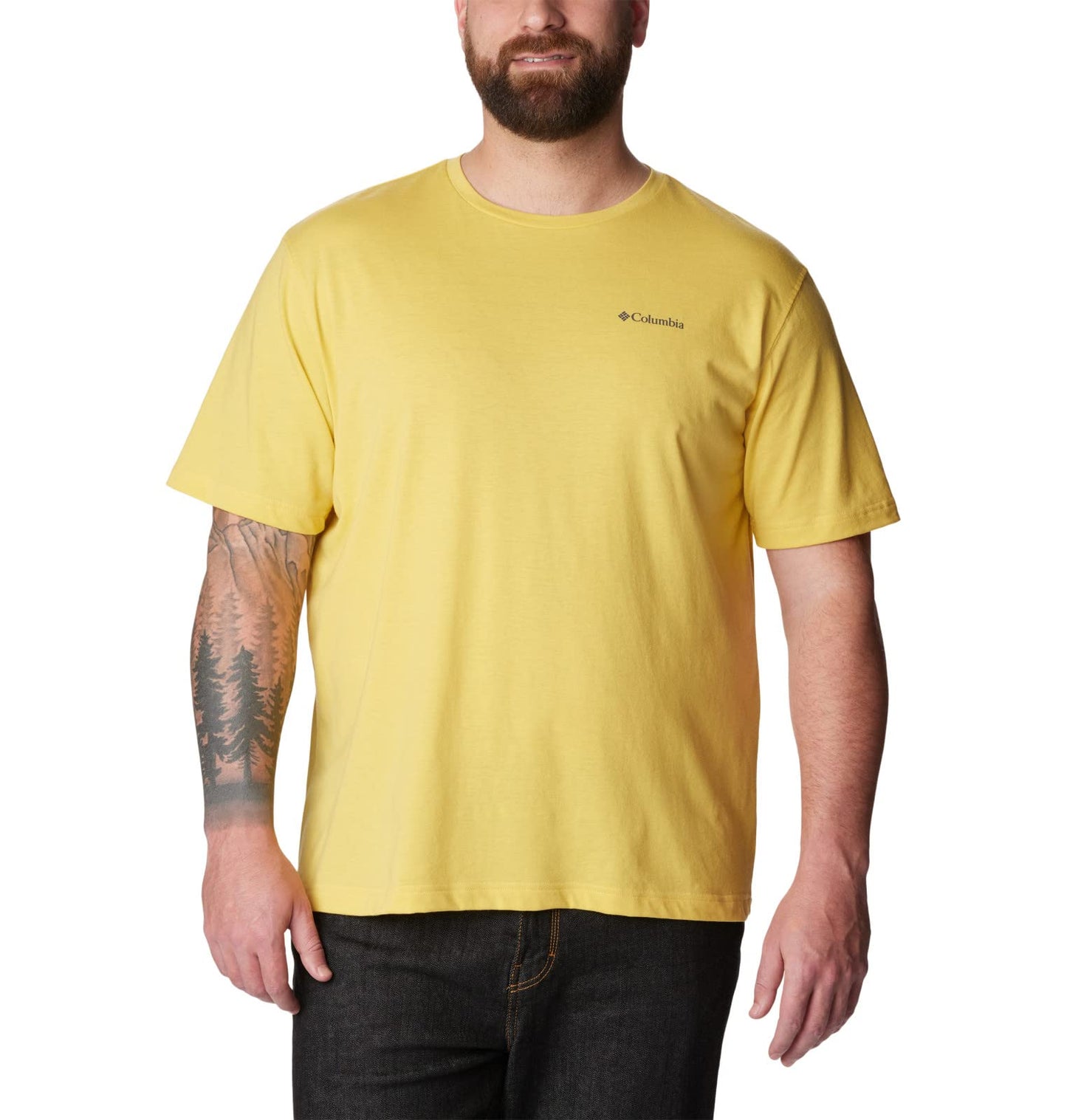 Columbia Men's Thistletown Hills Short Sleeve, Golden Nugget, 1X Big