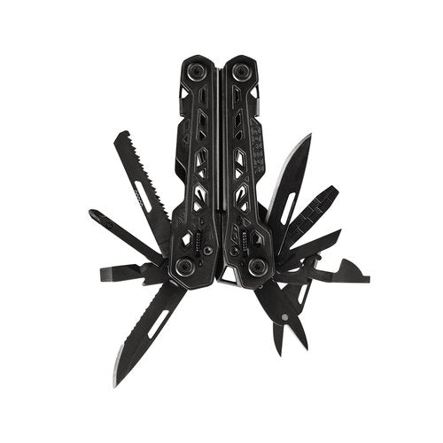 Gerber Gear Truss 17-in-1 Multitool with Pocket Knife and Needle Nose Pliers - Gifts for Men, Compact EDC Gear, Black with Standard Sheath
