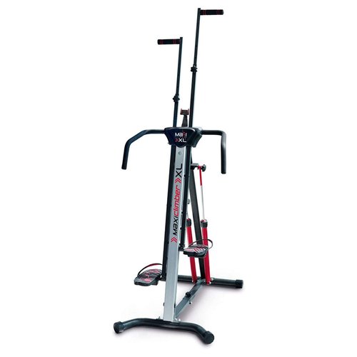 MaxiClimber Vertical Climber Exercise Machine, Home Gym Stepper for Cardio and Strength Training Total Body Workouts with Fitness App, XL-2000, Red
