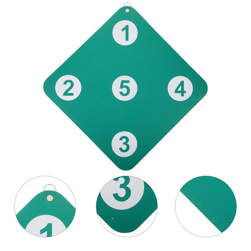 BESPORTBLE Fencing Targets Fencing Training Equipment Fencing for Foil and Epee with Five, Self-Training Auxiliary, Home Fencing Equipment for Fencer Dark Green