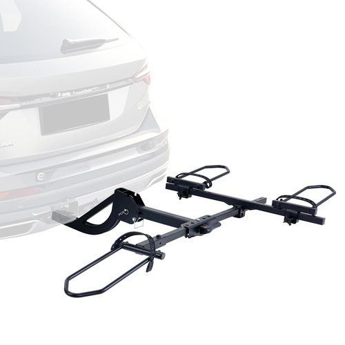 MOONCOOL Folding Hitch Trike Rack, 170 lbs Capacity, Fits Up to 5" Fat Tires and 42"-59" Wheelbase, Rear Carrier for Adult Tricycles, 2" Receiver Mount for Cars, SUVs, Vans, RVs