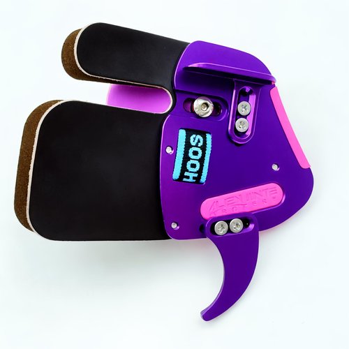 sntxmy Archery Finger Tab Guard & Arm Guard (Archery Finger Tab, Purple)