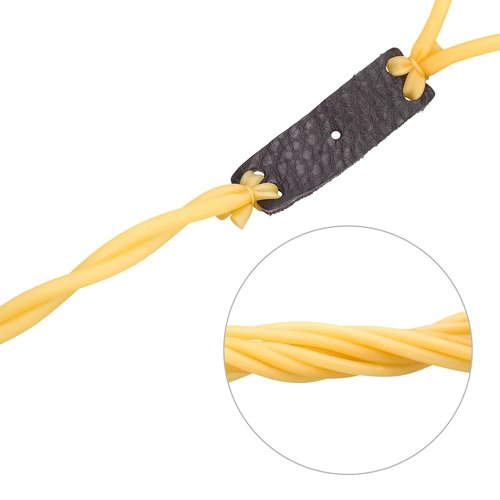 BASUNE 5Pcs Slingshot Replacement Bands for Hunting Slingshot