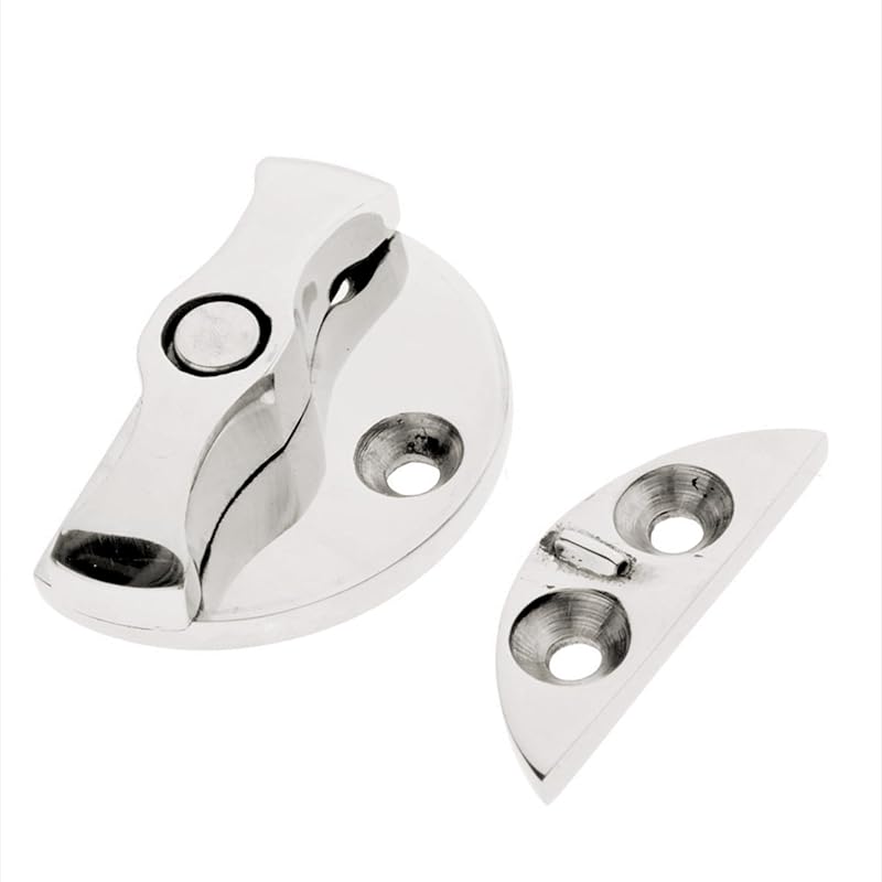 1Pc Stainless Steel 316 Boat Door Catch Latch Round Twist Turn Button for Marine Yachts