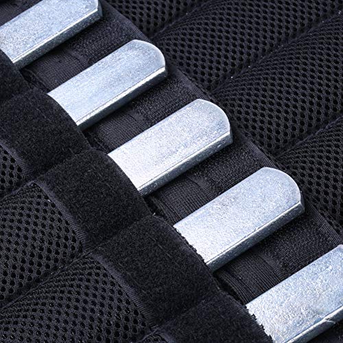 8 pcs Steel Weight Plates for Weighted Vest & Leg Guards - Rustproof, Adjustable