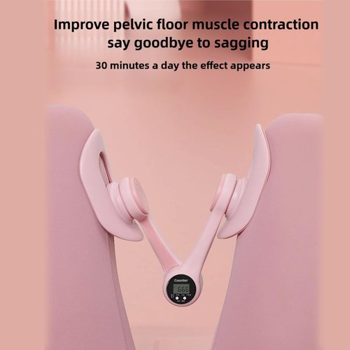 Thigh Master, Mireva Fit Pelvic and Thigh, Trimmer Inner Thigh, Thigh Toner Workout, Beautiful Legs Yoga Machine Leg Pelvic Floor Muscle Exercise, Equipped with Counter (Blue)