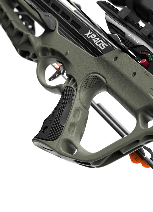 Barnett Archery Hyper XP 405 Crossbow with Two Hyperflite 22" Arrows, Illuminated 4X32mm Scope, and Rope Cocking Device, and Lightweight Side Mount Quiver
