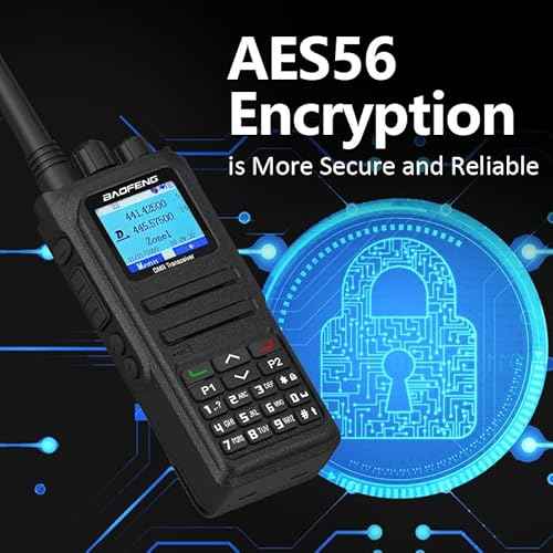 BAOFENG DM-1701A Digital Two Way Radio DMR Analog Walkie Talkie GD-77 Dual Band 5W Long Range Amateur Radio Upgrade Appearance with Programming Cable