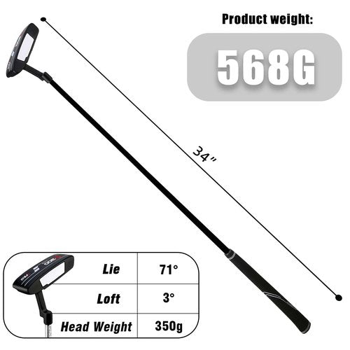 PGM Golf Putter - Blade Putters for Men & Women - Easy Flop Shots – Legal for Tournament Play- Right Handed - Graphite Shaft