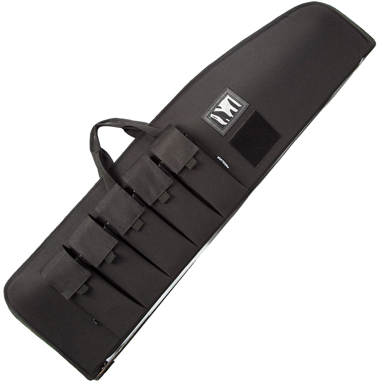 MERALIAN Rifle Case Tactical Rifle Bag with Multiple Magazine Holder Pouch,Lockable Zippers and Adjustable Sling,Available Length in 38" 42".(BLACK, 38inch)