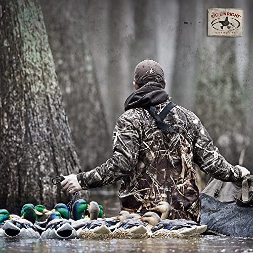 Rig'Em Right Waterfowl Pre-Rigged Duck Decoy with 48-Inch Length and 4-Ounce Weights