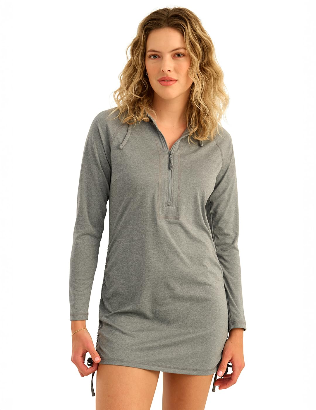 HUK Women's Pursuit Coverup Dress – Performance Fishing Dress – Night Owl Heather, Medium