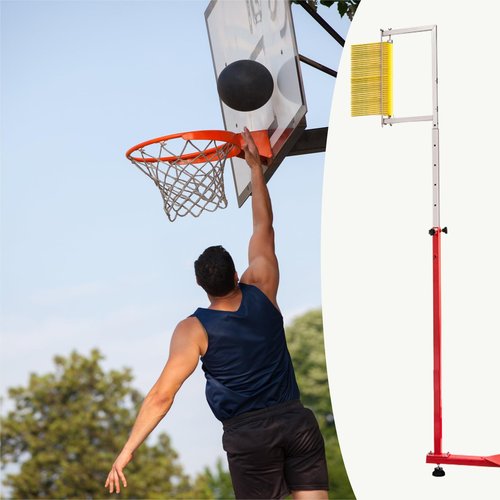 Aplsrhun 5.6-11.8 ft Jump Measurement Tester, Floor Standing Vertical Jump Height Exercise Device, Vertical Jump Measure Stick Pole Tool for Volleyball Slam Dunk Training Aid