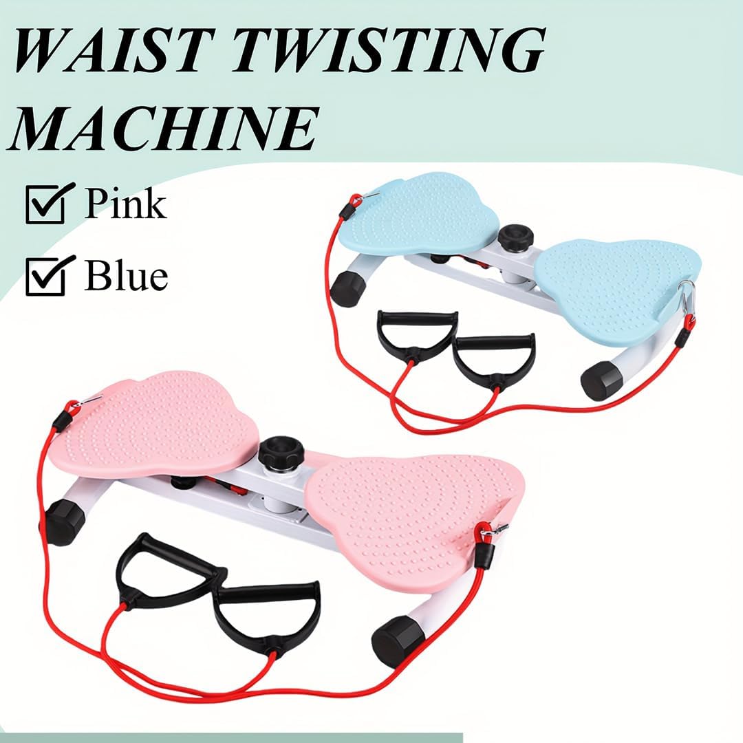 2025 Upgraded Waist Twister Board with Digital Count Display - 270° Oscillating Ab Twister Machine with Adjustable Resistance Bands, Non-Slip ABS Base, Silent Twist Board for Exercise