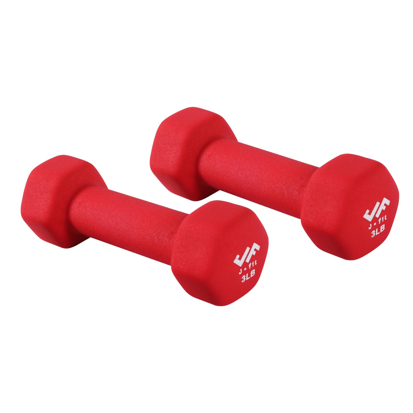 JFIT Neoprene Dumbbell (Set of 2), 3 LBS