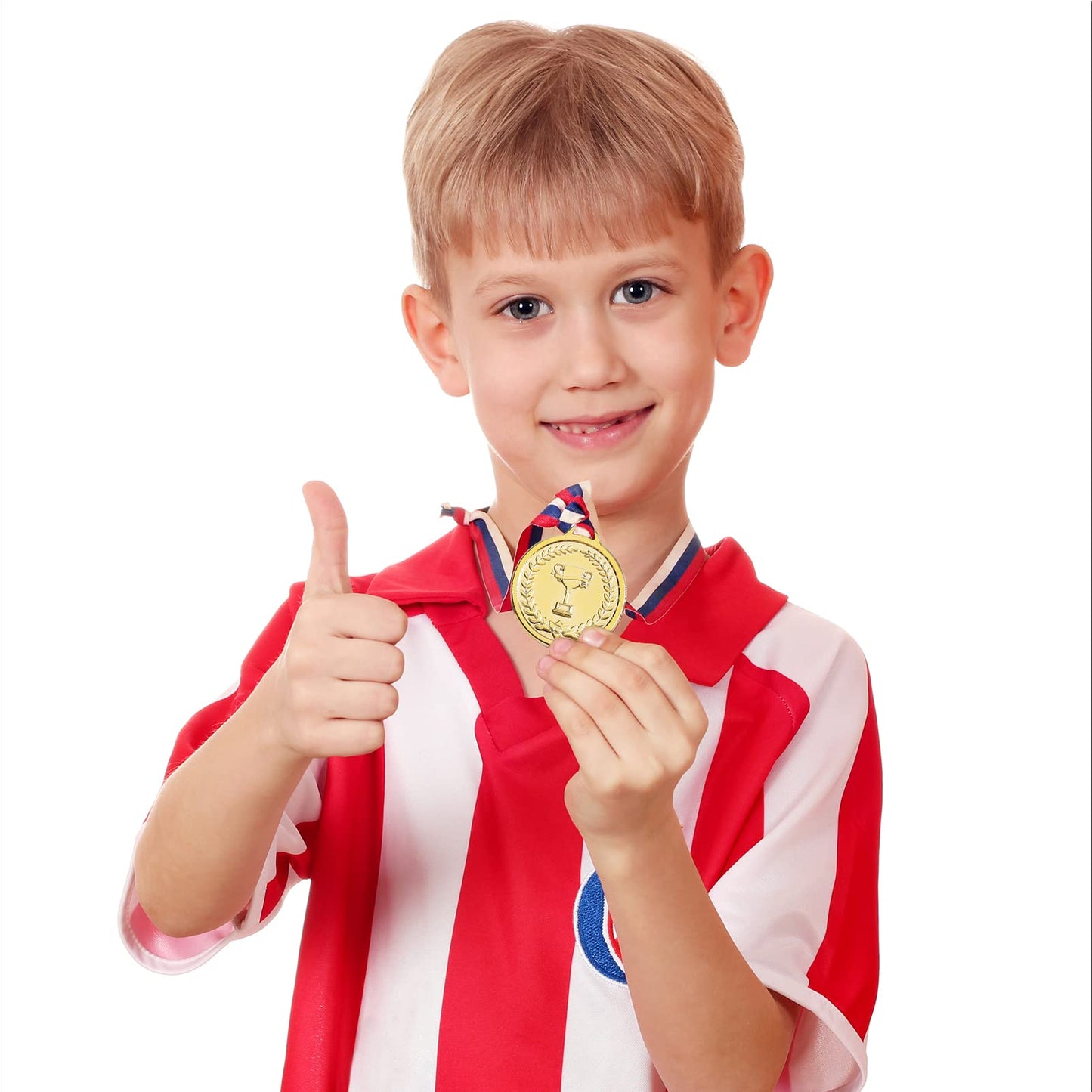 Pllieay 24 Pieces 2 Inch Winner Medals Gold Award Medals Gold Prizes for Sports, Competitions, Party Favors and Awards