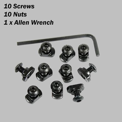 GOTICAL 13 Slots Red Rail Section Compatible for M Lock Set of 2 Pieces